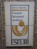 FORMELE LITERATURII MODERNE-JOVAN HRISTIC