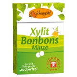 Drajeuri cu xylitol si menta, 30g, Birkengold
