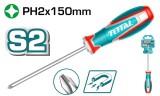 TOTAL - SURUBELNITA PHILLIPS- PH2 - 6.0MM - 150MM - S2 (INDUSTRIAL) PowerTool TopQuality