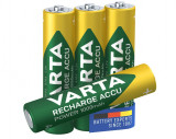 Set 4 Acumulatori VARTA Ready2Use AAA Micro Ni-Mh, 1.000 mAh, Baterie reincarcabila - RESIGILAT