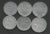 MOLDOVA SET / LOT ( 3 buc ) 5 BANI + 10 BANI + 25 BANI 2005 , VF, Europa, Aluminiu