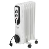 Radiator ulei Adler, 1500 W, 7 elementi, 3 trepte putere, roti deplasare usoara