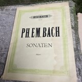 Ph.Em. Bach, Sonaten partitura