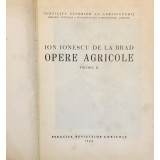 ION IONESCU DE LA BRAD, OPERE AGRICOLE VOL. II 1968