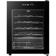 Racitor de vinuri VORTEX VWC7SBK01M, 24 sticle, H 64.2 cm, Clasa G, negru foto