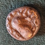 Drahma argint 4,52 grame , INDIA anii 950 - 1100 , Gadhaiya Dinasty