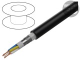 Cablu ETHERLINE&reg; ROBUST 1x4x22AWG Negru 5m