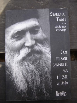 CUM ITI SUNT GANDURILE ASA ITI ESTE SI VIATA - STARETUL SATEDI DE LA MANASTIREA VITOVNITA foto