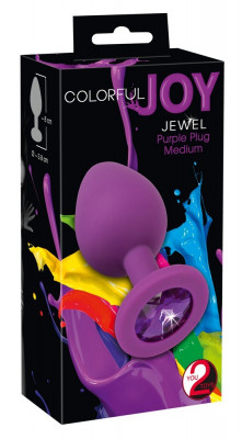 Anal Plug Purple Jewel foto