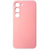 Husa tip capac spate silicon TPU Matte roz deschis pentru Samsung Galaxy S23 5G