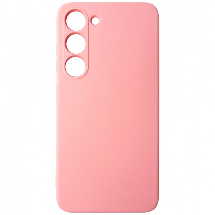 Husa tip capac spate silicon TPU Matte roz deschis pentru Samsung Galaxy S23 5G