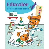 Cumpara ieftin Coloreaza dupa coduri. Acasa - Cecile Marbehant, Prestige