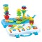 Jucarie educativa si interactiva, flippy, set de constructie puzzle din abs cu bormasina pentru dezvoltatea creativitatii si a indemanarii 2d si 3d, v
