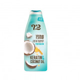 Sampon, Keff, Cheratina &amp; Ulei de Cocos , pentru par restaurare si protectie , 500ml