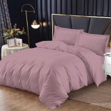 Cumpara ieftin Lenjerie Damasc cu elastic 180x200 Bright V9 Dry Rose (Finet)