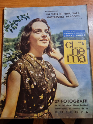 revista cinema 1963-filmul un suras in plina vara,sebastian papaiani,lupeni 29 foto