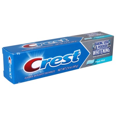 Pasta de Dinti, Crest, Baking Soda, Peroxid si Bicarbonat de Sodiu, pentru Albirea Dintilor, 68gr foto