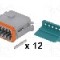 Conector auto, AT, 12 pini, AMPHENOL - AT06-12SA-KIT01