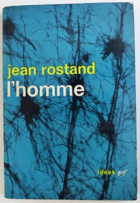 L &amp;#039; HOMME par JEAN ROSTAND , 1966 foto