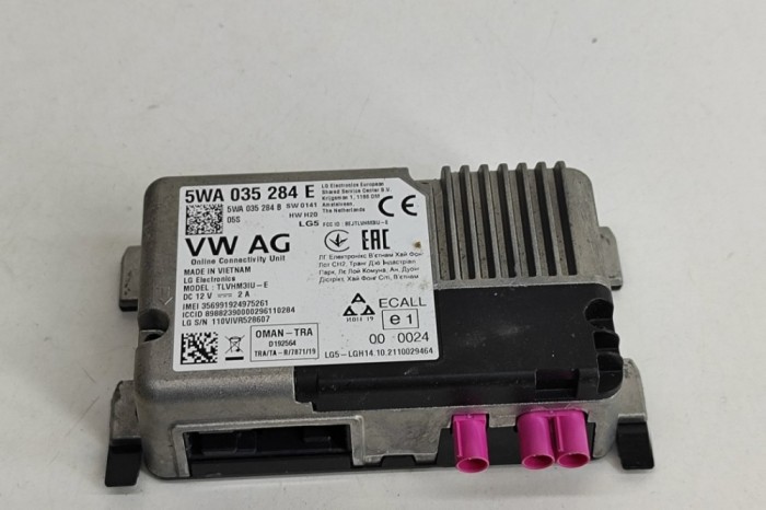 Modul de control Bluetooth SEAT TARRACO KN2 2022 OEM: 5WA035284E,5WA035284B 26824465