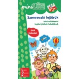 MiniL&Uuml;K - Szemreval&oacute; fejt&ouml;rők - Iskola-elők&eacute;sz&iacute;tő logikai j&aacute;t&eacute;kok halad&oacute;knak