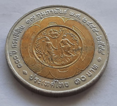 39. Thailanda 10 baht 2001 (Land Department) foto