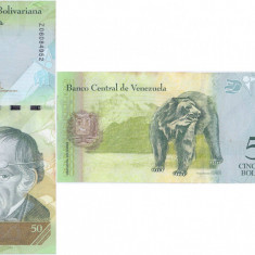 2009 (3 IX), 50 Bolívares (P-92dr) - Venezuela - stare UNC