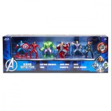 Set 6 mini figurine metalice, Jada, Marvel, 4 cm