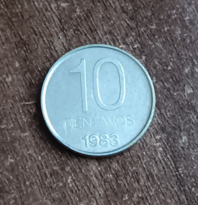 C50 - Moneda foarte veche - Argentina - 10 centavos - 1983 foto