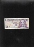 Guatemala 5 quetzales 1998 seria0195885