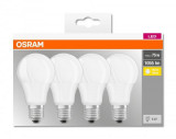 Cumpara ieftin 4 Becuri LED Osram Base Classic A, E27, 10W (75W), 1055 lm, lumina calda (2700K)