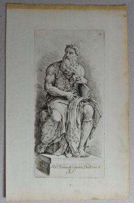 Jan de Bisschop &amp;quot;Paradigmata Graphices Variorum Artificum&amp;quot; gravura veche 1671 foto