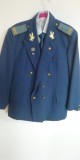 M5 - Costum militar albastru - ofiter artilerie antiaeriana - piesa de colectie