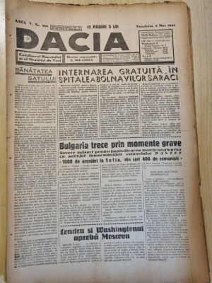 Dacia 8 mai 1943-andrei muresanu un apostol al romanismului,al 2-lea razboi foto