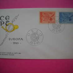 HOPCT PLIC S FDC 997 EUROPA CEPT NORVEGIA 1965