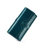 Cumpara ieftin Portofel dama, Alzira PT1246, piele naturala, Turcoaz