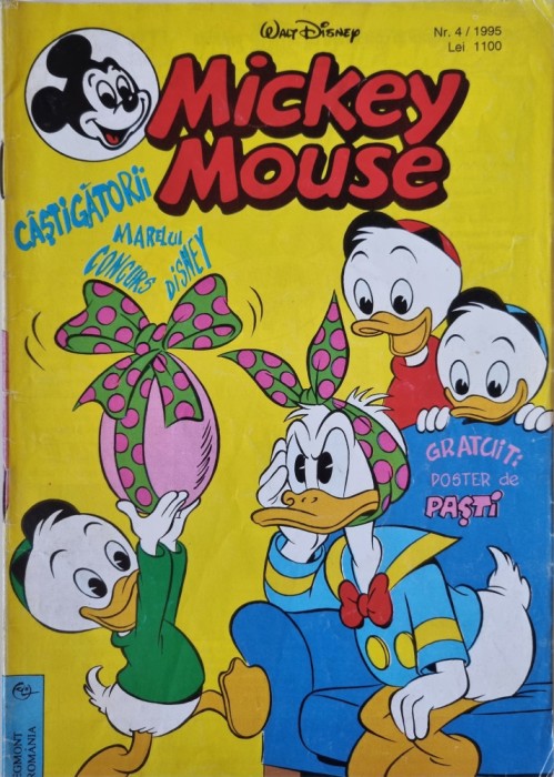 Revista benzi desenate Egmont Mickey Mouse nr. 4 / 1995
