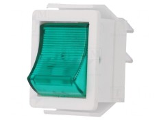 Comutator Basculant Verde cu Neon 16A/250V ON-OFF