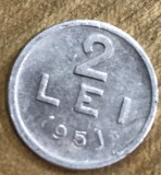 MNDRO0003 Monedă 2 Lei 1951 - Republica Populară Rom&acirc;nă (RPR) - Colecție