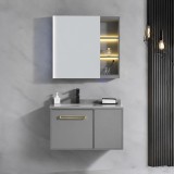 Set Mobilier pentru Baie , 60x47cm, 3 Piese, Gri