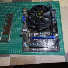 Placa de baza FM2+ MSI A55M-E33 +procesor A4 4000 +cooler