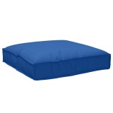 vidaXL Perna pentru paleți pentru șezut Albastru regal 80x80x12 cm Țesătură Oxford