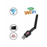 Adaptor WiFi Ultra Mini 300Mbps cu antena externa