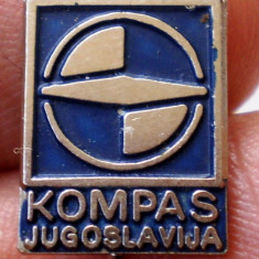 I.962 INSIGNA STICKPIN JUGOSLAVIA YUGOSLAVIA ORIENTARE TURISM KOMPAS BUSOLA