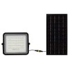 Reflector cu incarcare solara 10w 800lm 6400k - negru, V-TAC
