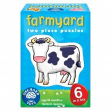 Set 6 puzzle Ferma (2 piese) FARMYARD, orchard toys