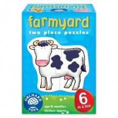 Set 6 puzzle Ferma (2 piese) FARMYARD