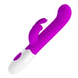 Vibrator Rabbit Centaur, Violet, 20 cm, Pretty Love