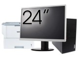 Pachet Calculator Second Hand LENOVO M800T Tower, Intel Core i3-6100 3.70GHz, 8GB DDR4, 256GB SSD + Monitor 24&amp;quot; &amp; Imprimanta Brother HL-L6300DW N