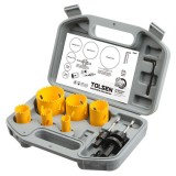Cumpara ieftin Set de 9 ferastraie inelare bi-metalice